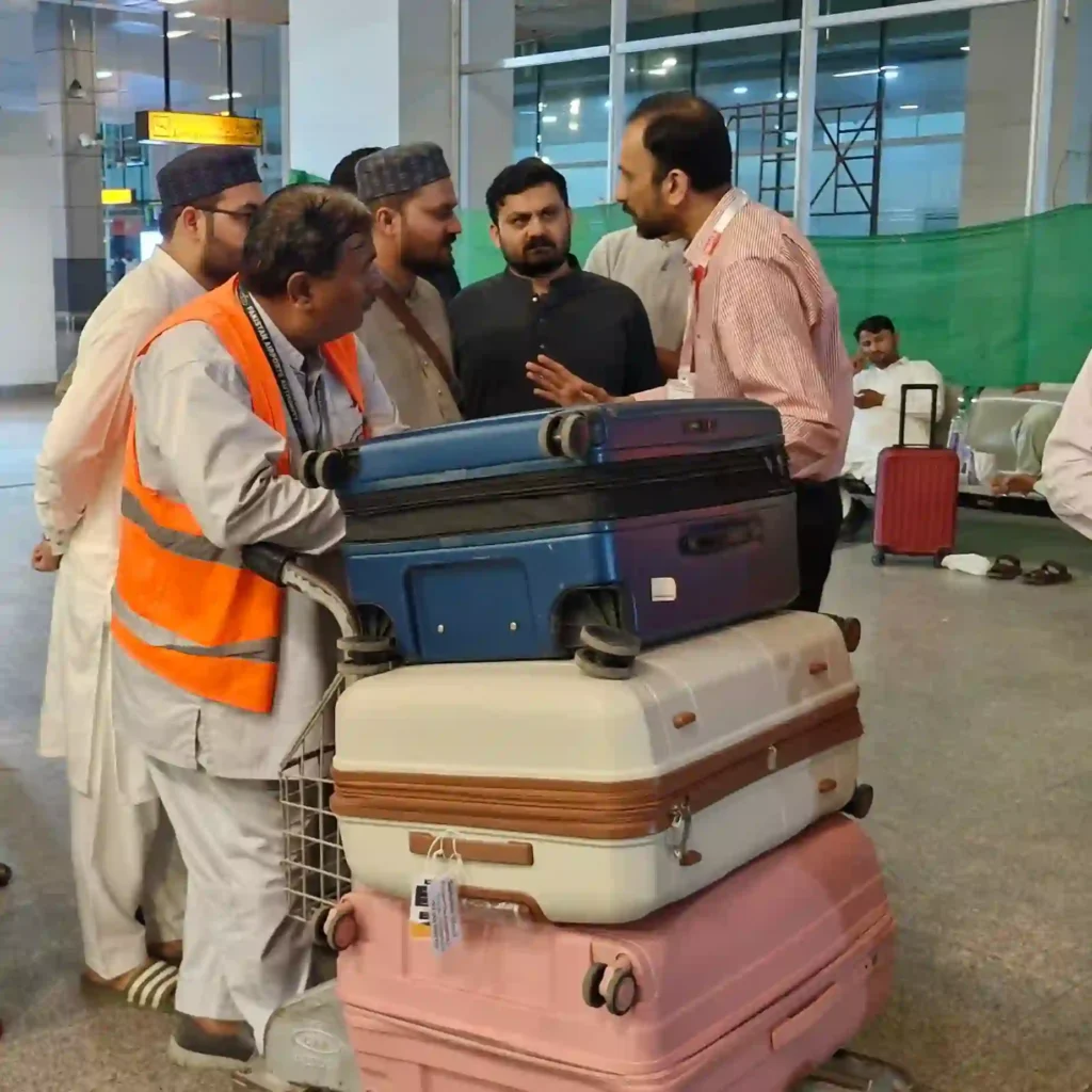 Departure of Hajj 2026 Pilgrims from Multan Airport