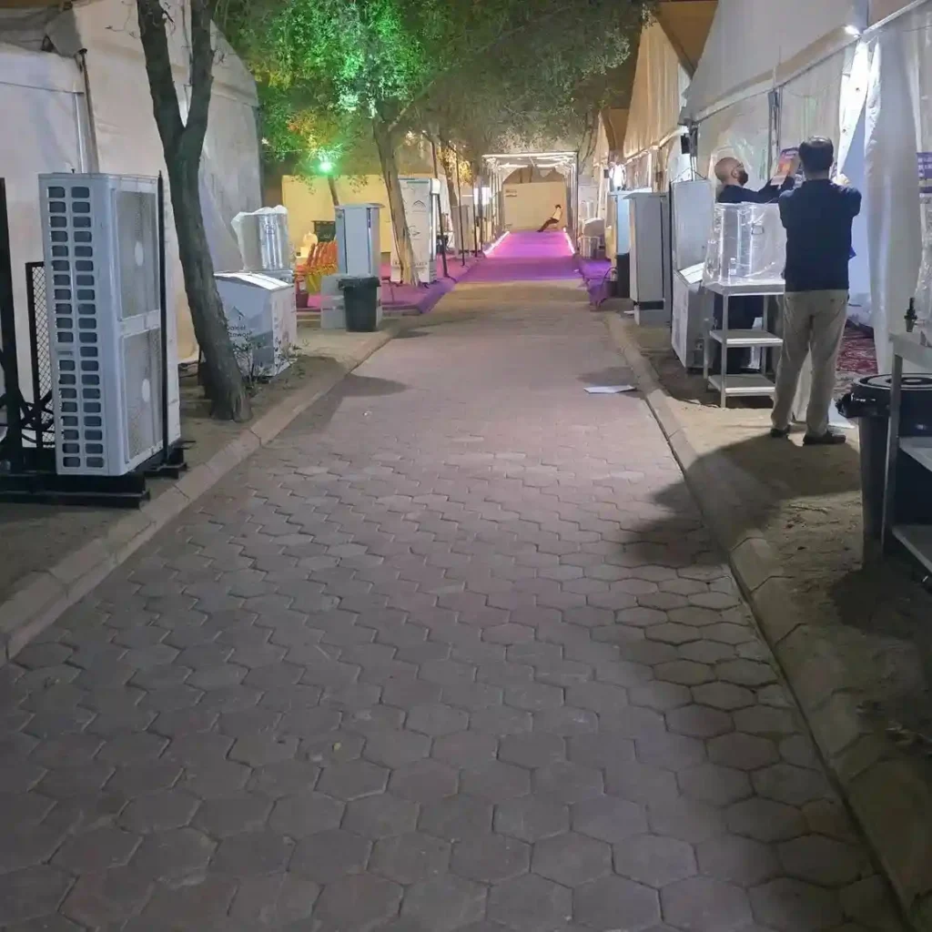 Our Team Preparing Mina & Arafat for Our Valued Pilgrims